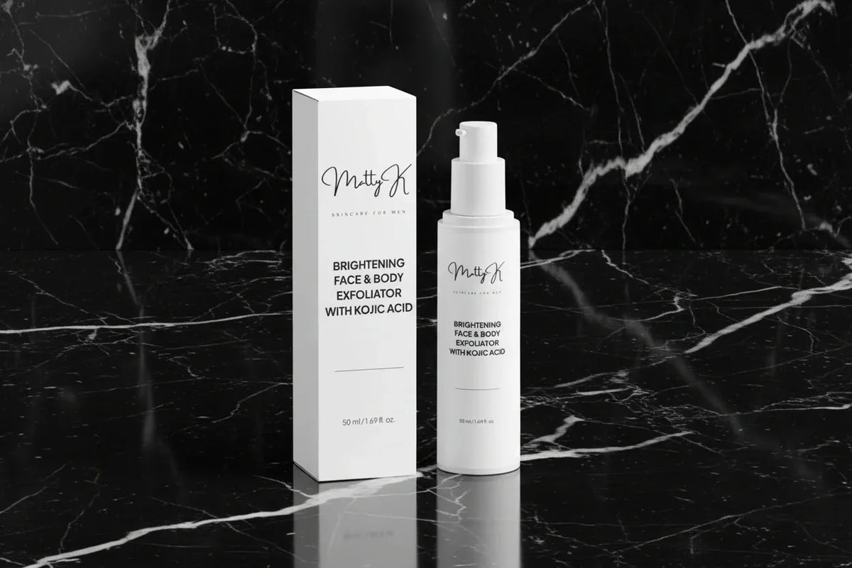 Brightening Face and Body Exfoliator with Kojic acid